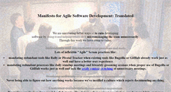 Desktop Screenshot of agilemanifestotranslated.org